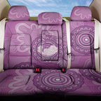 Australia Lupus Awareness Month Personalised Back Car Seat Cover Warrior Purple Ribbon Butterflies Indigenous Art