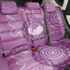 Australia Lupus Awareness Month Personalised Back Car Seat Cover Warrior Purple Ribbon Butterflies Indigenous Art