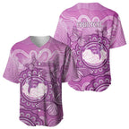 Australia Lupus Awareness Month Personalised Baseball Jersey Warrior Purple Ribbon Butterflies Indigenous Art
