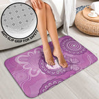 Australia Lupus Awareness Month Personalised Bathroom Set Warrior Purple Ribbon Butterflies Indigenous Art