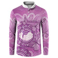Australia Lupus Awareness Month Personalised Button Sweatshirt Warrior Purple Ribbon Butterflies Indigenous Art