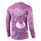 Australia Lupus Awareness Month Personalised Button Sweatshirt Warrior Purple Ribbon Butterflies Indigenous Art