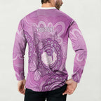 Australia Lupus Awareness Month Personalised Button Sweatshirt Warrior Purple Ribbon Butterflies Indigenous Art