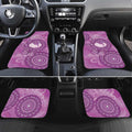 Australia Lupus Awareness Month Personalised Car Mats Warrior Purple Ribbon Butterflies Indigenous Art