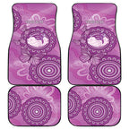 Australia Lupus Awareness Month Personalised Car Mats Warrior Purple Ribbon Butterflies Indigenous Art