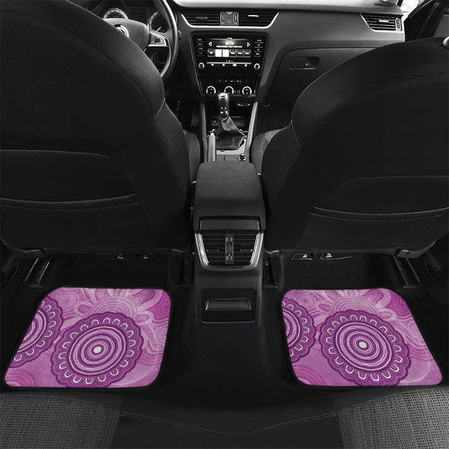 Australia Lupus Awareness Month Personalised Car Mats Warrior Purple Ribbon Butterflies Indigenous Art
