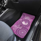 Australia Lupus Awareness Month Personalised Car Mats Warrior Purple Ribbon Butterflies Indigenous Art