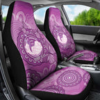 Australia Lupus Awareness Month Personalised Car Seat Cover Warrior Purple Ribbon Butterflies Indigenous Art