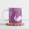 Australia Lupus Awareness Month Personalised Ceramic Mug Warrior Purple Ribbon Butterflies Indigenous Art
