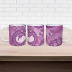 Australia Lupus Awareness Month Personalised Ceramic Mug Warrior Purple Ribbon Butterflies Indigenous Art