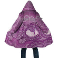 Australia Lupus Awareness Month Personalised Cloak Warrior Purple Ribbon Butterflies Indigenous Art