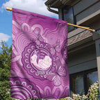Australia Lupus Awareness Month Personalised Garden Flag Warrior Purple Ribbon Butterflies Indigenous Art