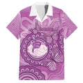 Australia Lupus Awareness Month Personalised Hawaiian Shirt Warrior Purple Ribbon Butterflies Indigenous Art