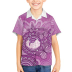 Australia Lupus Awareness Month Personalised Hawaiian Shirt Warrior Purple Ribbon Butterflies Indigenous Art