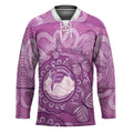 Australia Lupus Awareness Month Personalised Hockey Jersey Warrior Purple Ribbon Butterflies Indigenous Art