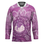 Australia Lupus Awareness Month Personalised Hockey Jersey Warrior Purple Ribbon Butterflies Indigenous Art