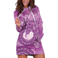 Australia Lupus Awareness Month Personalised Hoodie Dress Warrior Purple Ribbon Butterflies Indigenous Art