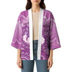 Australia Lupus Awareness Month Personalised Kimono Warrior Purple Ribbon Butterflies Indigenous Art