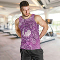 Australia Lupus Awareness Month Personalised Men Tank Top Warrior Purple Ribbon Butterflies Indigenous Art