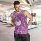 Australia Lupus Awareness Month Personalised Men Tank Top Warrior Purple Ribbon Butterflies Indigenous Art