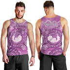 Australia Lupus Awareness Month Personalised Men Tank Top Warrior Purple Ribbon Butterflies Indigenous Art