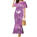 Australia Lupus Awareness Month Personalised Mermaid Dress Warrior Purple Ribbon Butterflies Indigenous Art