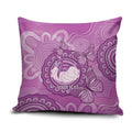 Australia Lupus Awareness Month Personalised Pillow Cover Warrior Purple Ribbon Butterflies Indigenous Art