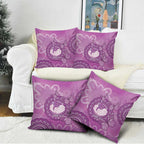 Australia Lupus Awareness Month Personalised Pillow Cover Warrior Purple Ribbon Butterflies Indigenous Art
