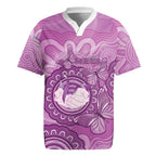 Australia Lupus Awareness Month Personalised Rugby Jersey Warrior Purple Ribbon Butterflies Indigenous Art