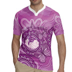 Australia Lupus Awareness Month Personalised Rugby Jersey Warrior Purple Ribbon Butterflies Indigenous Art