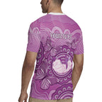 Australia Lupus Awareness Month Personalised Rugby Jersey Warrior Purple Ribbon Butterflies Indigenous Art