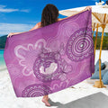 Australia Lupus Awareness Month Personalised Sarong Warrior Purple Ribbon Butterflies Indigenous Art