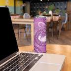 Australia Lupus Awareness Month Personalised Skinny Tumbler Warrior Purple Ribbon Butterflies Indigenous Art