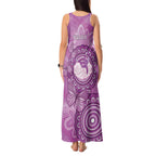 Australia Lupus Awareness Month Personalised Tank Maxi Dress Warrior Purple Ribbon Butterflies Indigenous Art