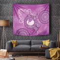 Australia Lupus Awareness Month Personalised Tapestry Warrior Purple Ribbon Butterflies Indigenous Art