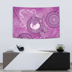 Australia Lupus Awareness Month Personalised Tapestry Warrior Purple Ribbon Butterflies Indigenous Art