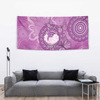 Australia Lupus Awareness Month Personalised Tapestry Warrior Purple Ribbon Butterflies Indigenous Art