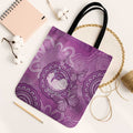 Australia Lupus Awareness Month Personalised Tote Bag Warrior Purple Ribbon Butterflies Indigenous Art