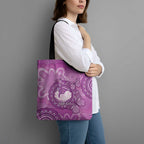 Australia Lupus Awareness Month Personalised Tote Bag Warrior Purple Ribbon Butterflies Indigenous Art