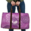 Australia Lupus Awareness Month Personalised Travel Bag Warrior Purple Ribbon Butterflies Indigenous Art