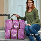 Australia Lupus Awareness Month Personalised Travel Bag Warrior Purple Ribbon Butterflies Indigenous Art