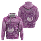 Australia Lupus Awareness Month Personalised Zip Hoodie Warrior Purple Ribbon Butterflies Indigenous Art