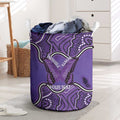 Australia Lupus Awareness Month Personalised Laundry Basket Butterfly Purple Ribbon Invisible Illness Indigenous Art