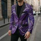 Australia Lupus Awareness Month Personalised Blazer Butterfly Purple Ribbon Invisible Illness Indigenous Art