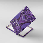 Australia Lupus Awareness Month Personalised Canvas Wall Art Butterfly Purple Ribbon Invisible Illness Indigenous Art