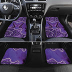 Australia Lupus Awareness Month Personalised Car Mats Butterfly Purple Ribbon Invisible Illness Indigenous Art