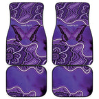 Australia Lupus Awareness Month Personalised Car Mats Butterfly Purple Ribbon Invisible Illness Indigenous Art