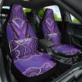 Australia Lupus Awareness Month Personalised Car Seat Cover Butterfly Purple Ribbon Invisible Illness Indigenous Art