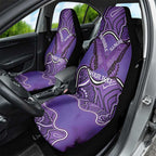 Australia Lupus Awareness Month Personalised Car Seat Cover Butterfly Purple Ribbon Invisible Illness Indigenous Art