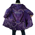Australia Lupus Awareness Month Personalised Cloak Butterfly Purple Ribbon Invisible Illness Indigenous Art